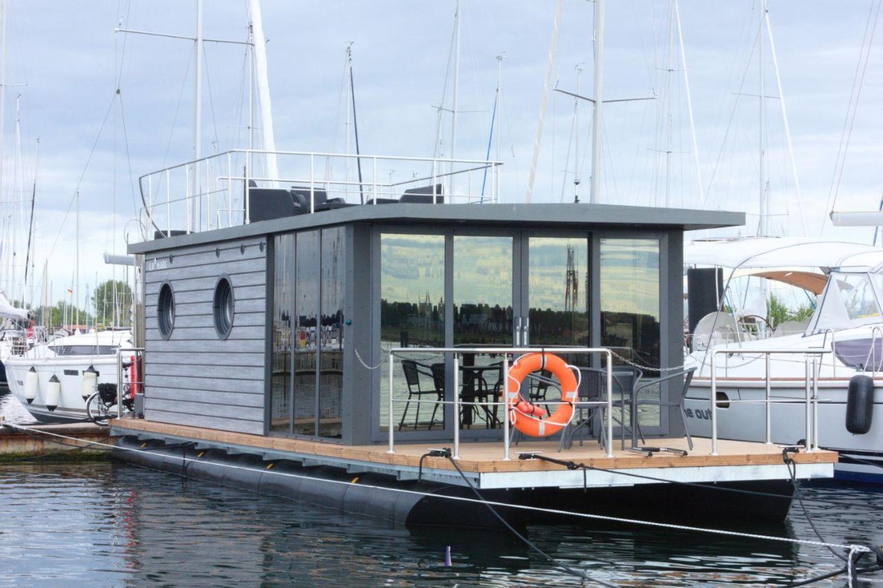 Hausboot Fjord Lacerta Mit Dachterrasse In Wendtorf Zewnętrze zdjęcie